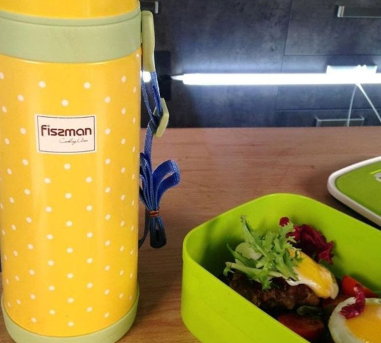 Прямоугольный контейнер для хранения продуктов Fissman 15.5 x 10.7 x 4.7 см / 420 мл